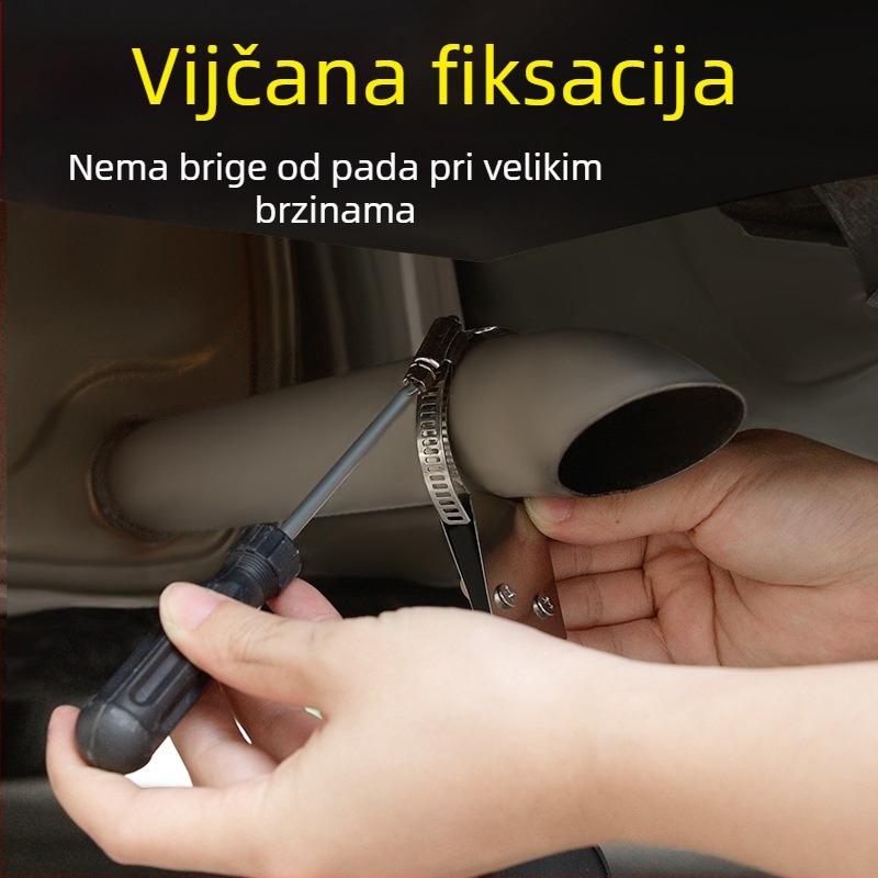 Automobilski eliminator statičkog elektriciteta s uzemnjujućim lancem i visećom gumenom trakom otporan na habanje