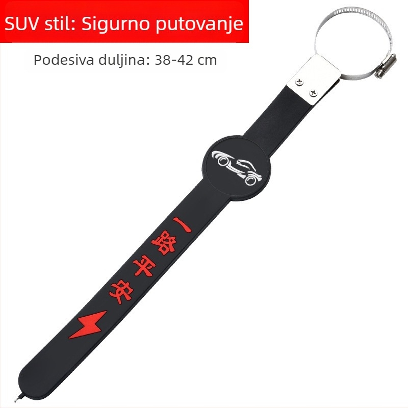Automobilski eliminator statičkog elektriciteta s uzemnjujućim lancem i visećom gumenom trakom otporan na habanje