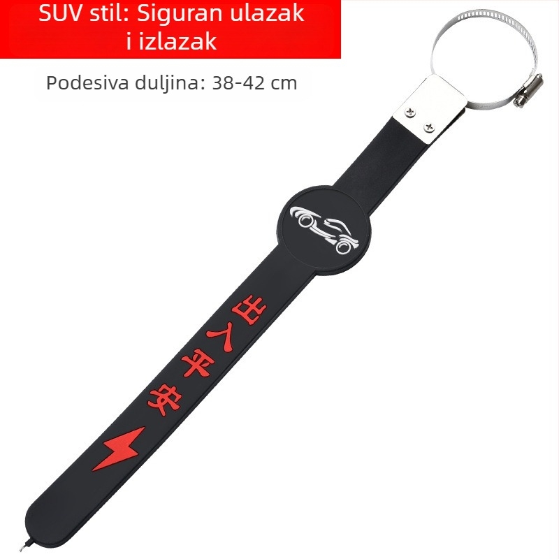 Automobilski eliminator statičkog elektriciteta s uzemnjujućim lancem i visećom gumenom trakom otporan na habanje