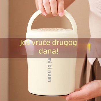 Dvostruka vakuumski izolirana kutija za ručak, 1,2 L, za studente i uredske radnike