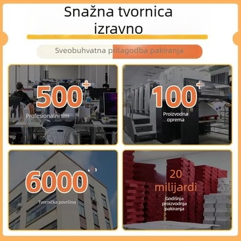 Prilagođena kutija za kozmetičku ambalažu sa srebrnim kartonskim završetkom, kolor kutija, bijela kartonska kutija, kutija s dvostrukom umetkom, valovita kutija tip avion, papirnata torba, tiskani logotip