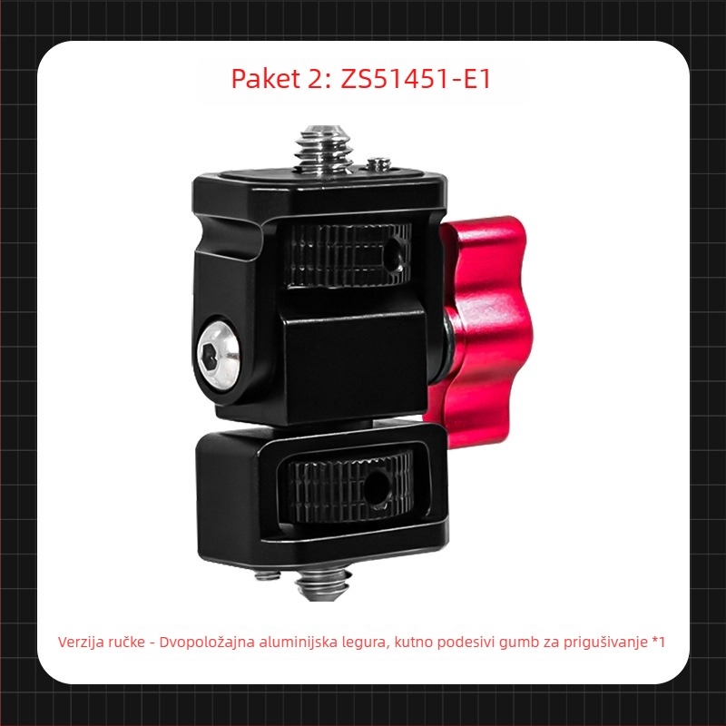 Gimbal s konstantnim tlumenjem za DJI Osmo 360, nosač s 1/4''-1/4'' navojem
