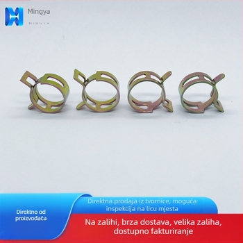 Mingya elastična stezaljka za cijevi, 20 mm, dvostruka uha, čelik 65Mn