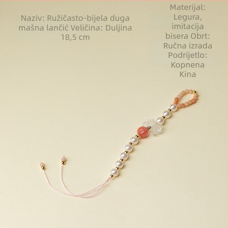 Elegantan rezbaren kaiš za čajnik od ljubičaste gline, sigurnosni užet s Xishi privjeskom, dodaci za čajnu ceremoniju