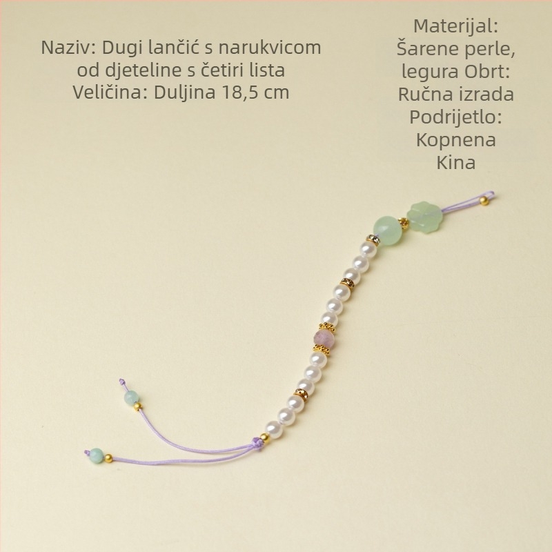 Elegantan rezbaren kaiš za čajnik od ljubičaste gline, sigurnosni užet s Xishi privjeskom, dodaci za čajnu ceremoniju