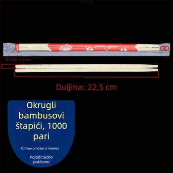 Jednokratni bambus štapići i zdjela za mačke – set za doručak, dostavu, restorane i kućnu upotrebu; pogodno za vjenčane bankete; veleprodaja.