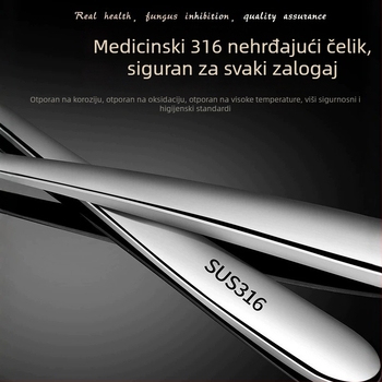 Set pribora od 316 nehrđajućeg čelika, europskog stila: nož, nož za steak, vilice i žlice – kućna upotreba, zapadnjački stil objedovanja