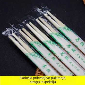 Na veliko jednokratne štapiće za jelo od visokokvalitetnog bambusa, pojedinačno pakirane za hotele i restorane