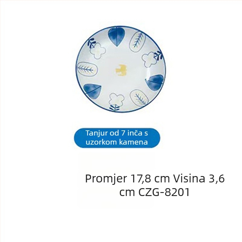Set posuđa od kostnog porculana u europskom stilu, moderni minimalistički dizajn, tanjuri i zdjele od keramike, posuđe za kućnu upotrebu, poklon za useljenje, veleprodaja