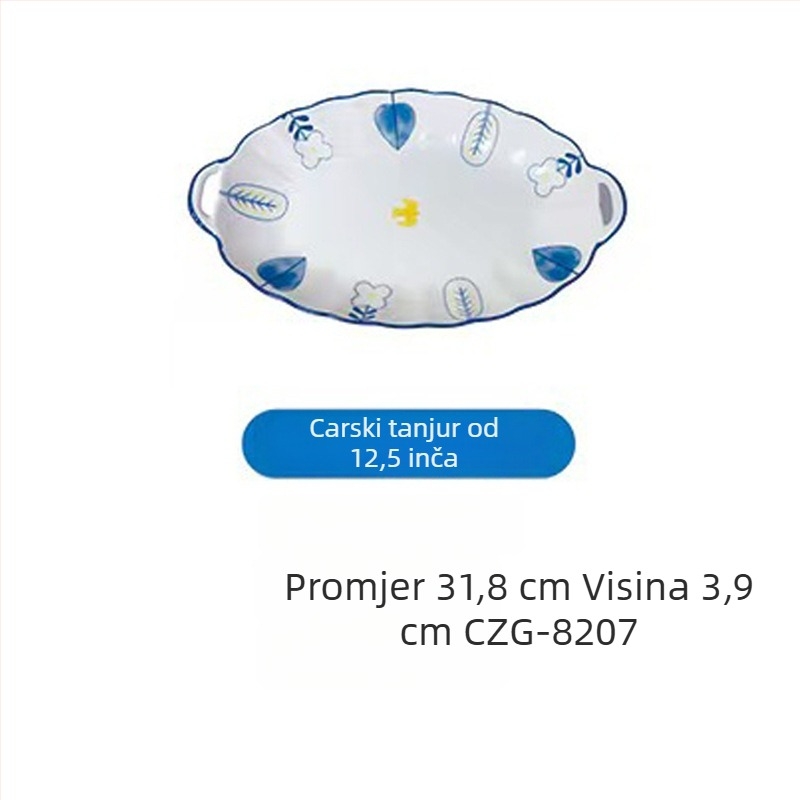 Set posuđa od kostnog porculana u europskom stilu, moderni minimalistički dizajn, tanjuri i zdjele od keramike, posuđe za kućnu upotrebu, poklon za useljenje, veleprodaja