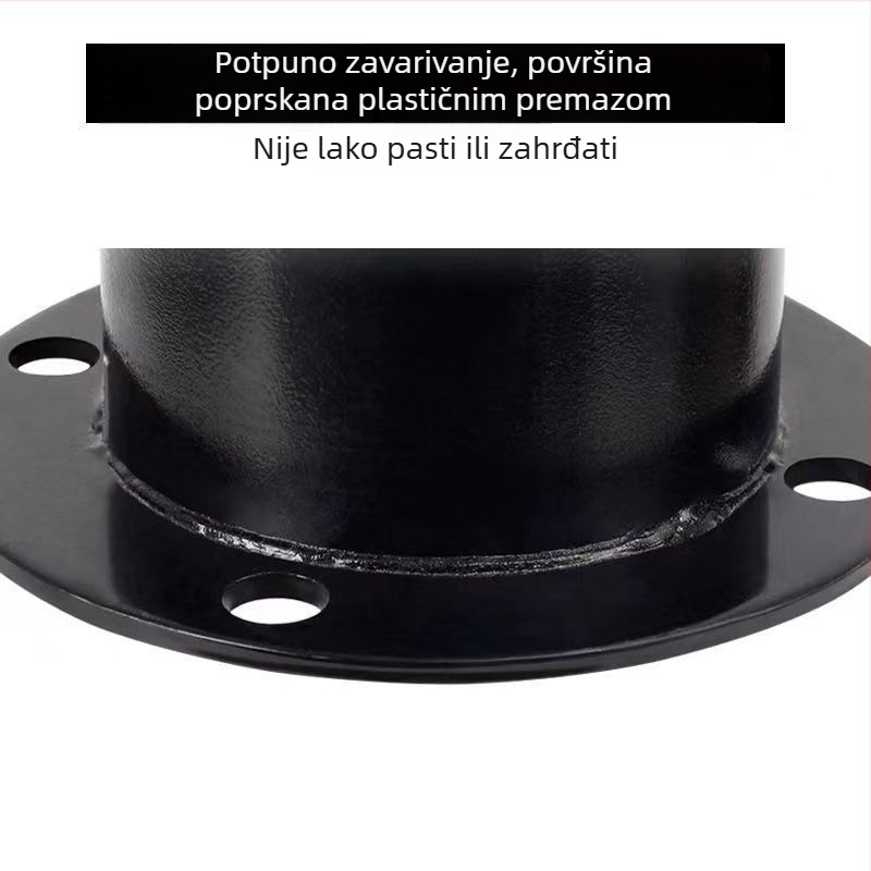 Pomična kolona od nehrđajućeg čelika s reflektirajućim prometnim upozorenjem