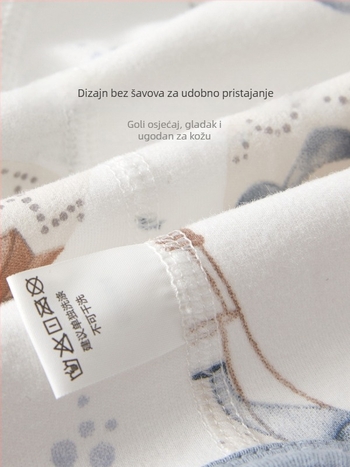 Pamukasti romper za novorođenče s dugim rukavima, 100% pamuk, unisex, za proljeće i jesen