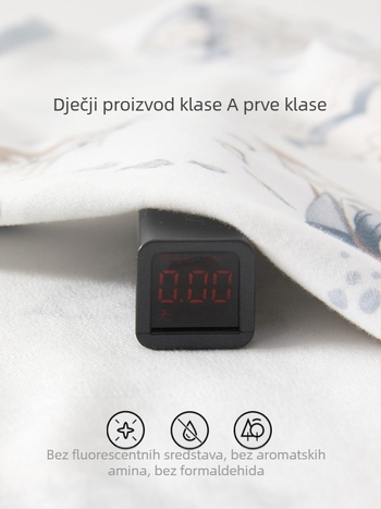 Pamukasti romper za novorođenče s dugim rukavima, 100% pamuk, unisex, za proljeće i jesen