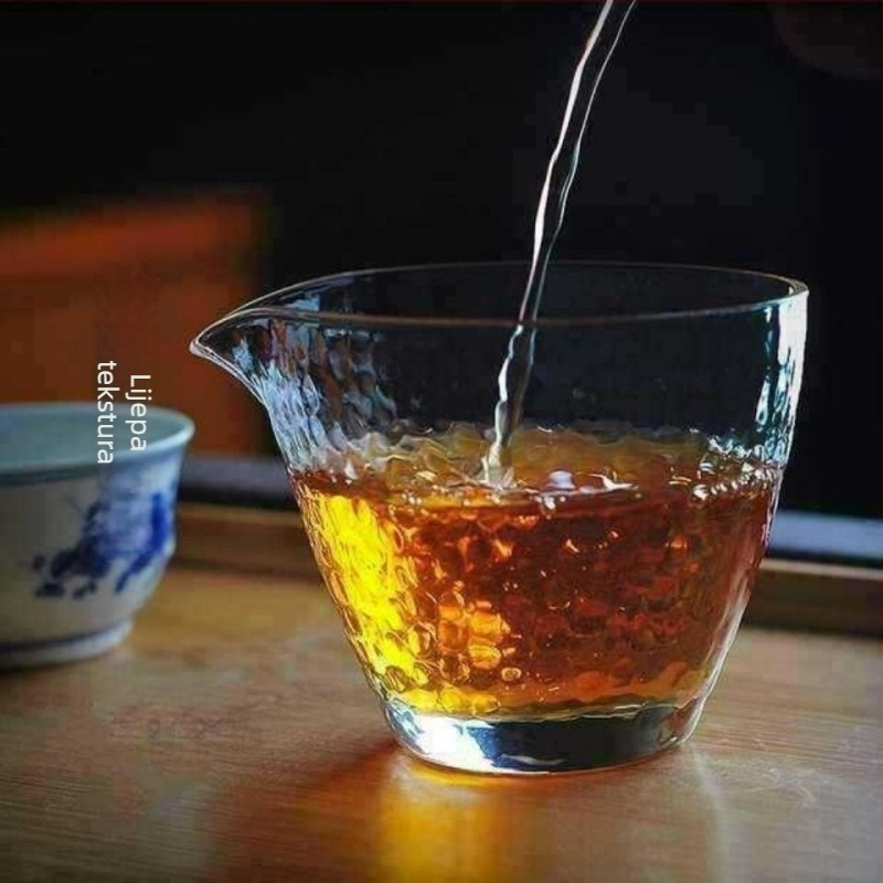 Stakleni čajni dijeljivač u japanskom stilu, debeli dizajn, otporan na visoke temperature, ručna izrada, visokokvalitetan dodatak za čaj