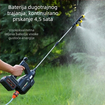 Električna visokotlačna prskalica za primjenu pesticida i dezinfekciju, poljoprivreda i kućna upotreba, zamjenjiva litijska baterija, Makita utikač, univerzalno punjenje