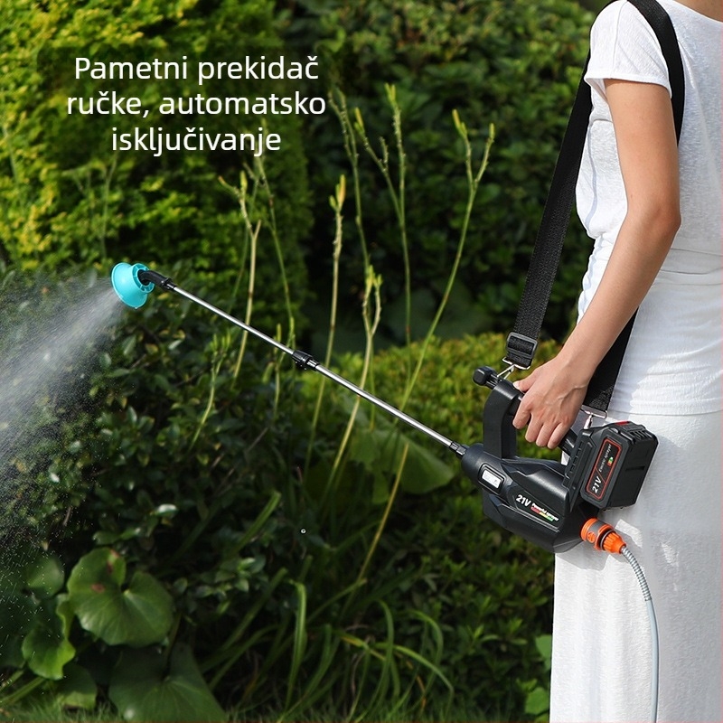 Električna visokotlačna prskalica za primjenu pesticida i dezinfekciju, poljoprivreda i kućna upotreba, zamjenjiva litijska baterija, Makita utikač, univerzalno punjenje