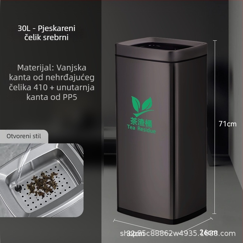 Nehrđajući čelični kantu za čaj s filtrom, uredska upotreba, 12 L