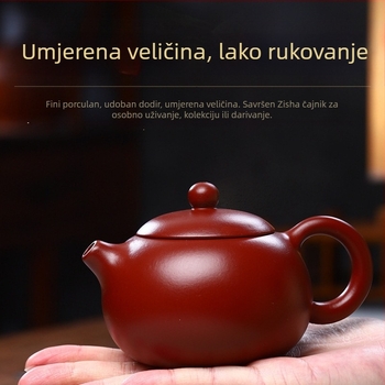 Ručno izrađena čajna posuda od purpurne glini, stil Red Robe Xishi, za kućnu pripremu čaja, u kutiji za poklon