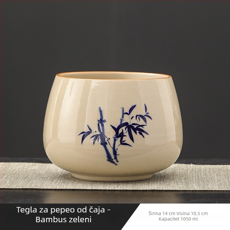 Keramička posuda za pranje čaja sa vodnim bazenom i spremnikom za otpadnu vodu za Gongfu čajnu ceremoniju