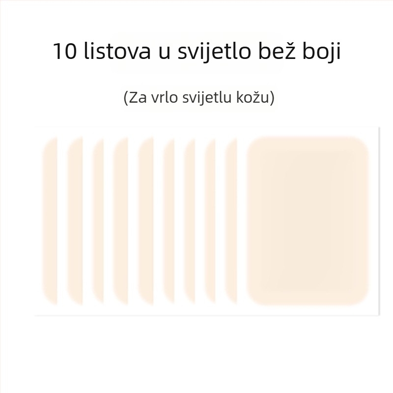 Kompres za prikrivanje ožiljaka i rodnih znakova – nevidljivi prekrivač tetovaža, boja kože, polupermanentno