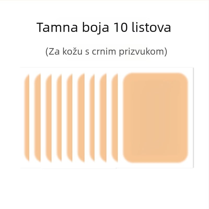Kompres za prikrivanje ožiljaka i rodnih znakova – nevidljivi prekrivač tetovaža, boja kože, polupermanentno