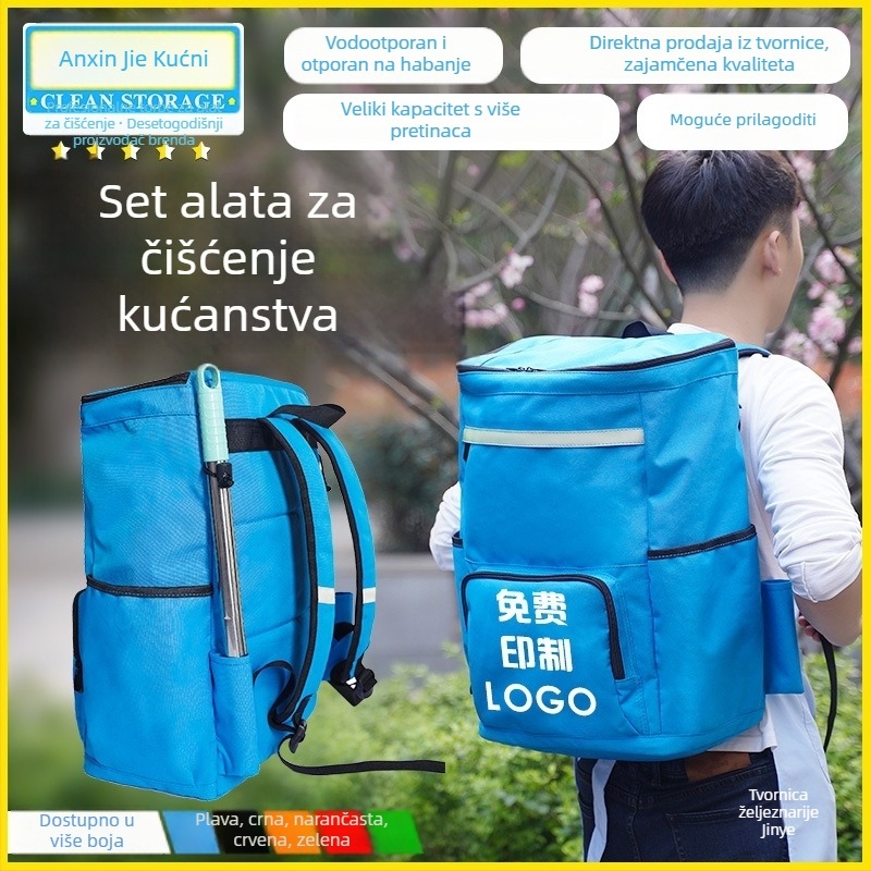 Anxinjie Set alata za kućno čišćenje – vodootporna torba za pohranu, velikog kapaciteta