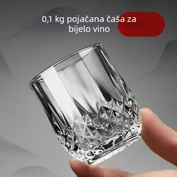 Set čaša za žestice, vrhunsko staklo, kućna upotreba, 100 ml