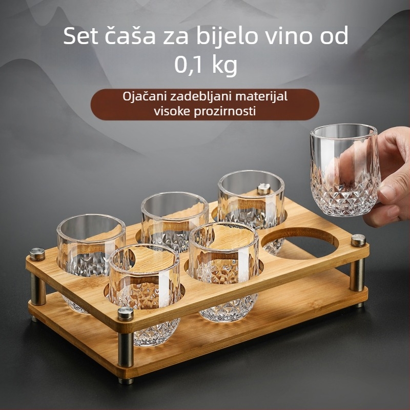 Set čaša za žestice, vrhunsko staklo, kućna upotreba, 100 ml