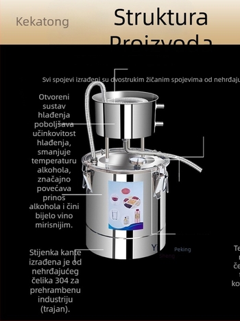 Kompaktni kućni destilator – oprema za destilaciju male skale