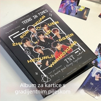 Set od 20 albuma za kartice s tvrdim kućištem, s odvojivim četvero-sekcijskim odjeljkom za pohranu idol kartica — Guka fotoalbumi