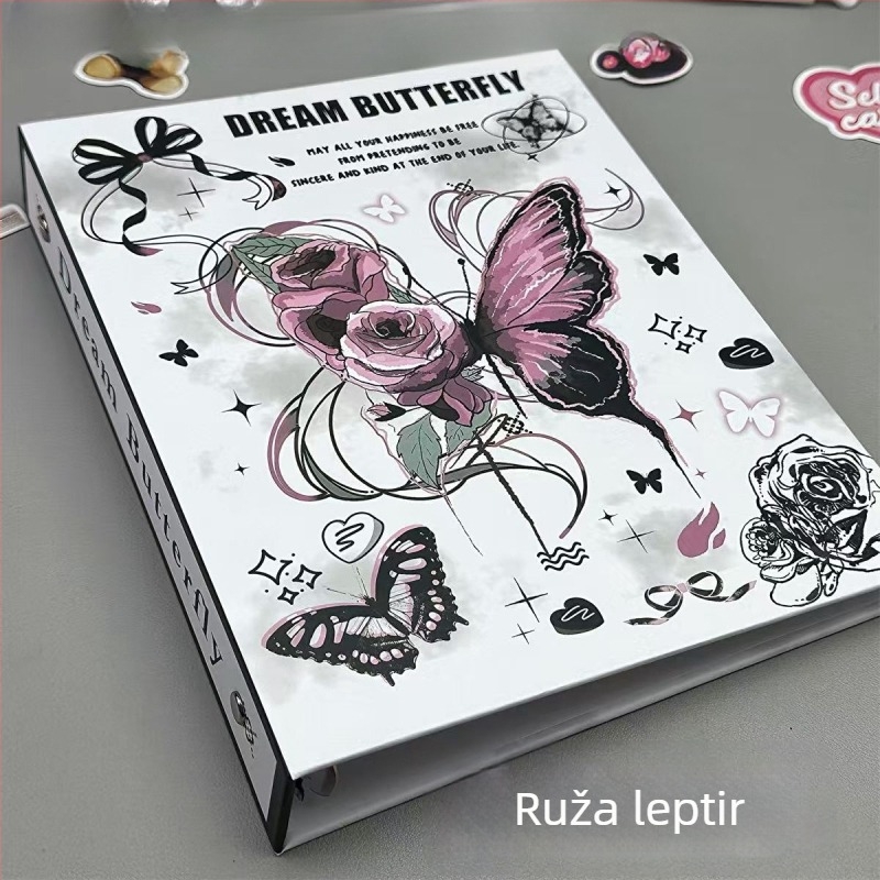 Set od 20 albuma za kartice s tvrdim kućištem, s odvojivim četvero-sekcijskim odjeljkom za pohranu idol kartica — Guka fotoalbumi