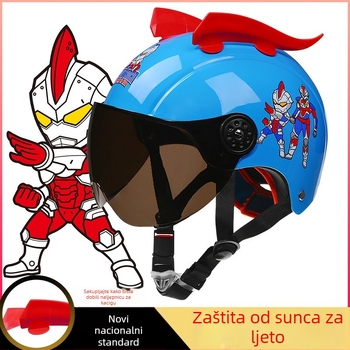 Dječja kaciga za električni bicikl, sve sezone, za dječake i djevojčice, ABS materijal