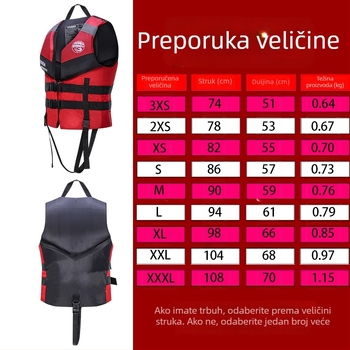 Dječji prsluk za spašavanje s velikom uzgonu, za brod i snorkeling