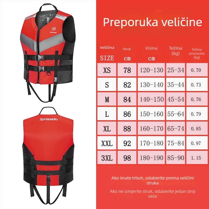 Dječji prsluk za spašavanje s velikom uzgonu, za brod i snorkeling