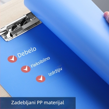 Set od 10 A4 debelih fascikli sa snažnim jednostrukim i dvostrukim kopčama za stolnu pohranu