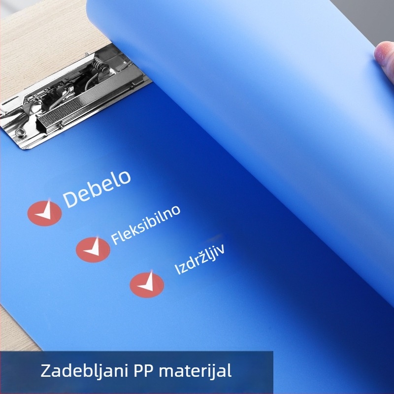 Set od 10 A4 debelih fascikli sa snažnim jednostrukim i dvostrukim kopčama za stolnu pohranu