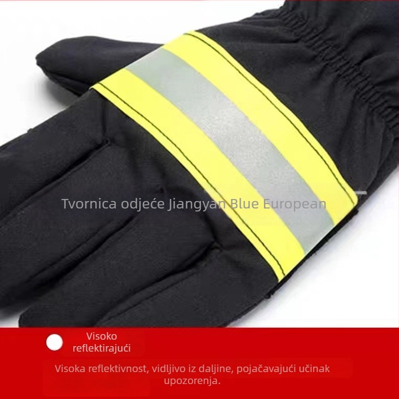 Vatrogasne rukavice otporne na plamen, visoko toplinska otpornost i izolacija za spašavanje