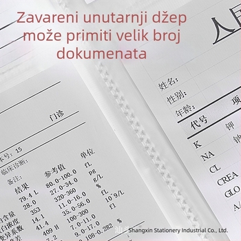 Organizator trudnoće i prenatalnih zapisa – dosje A4/A5, pohrana ultrazvučnih nalaza