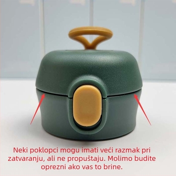 Yueku Medvjed koji skače – izolirana čaša s poklopcem za izravno piće i pop-up poklopcem HS0235-0234