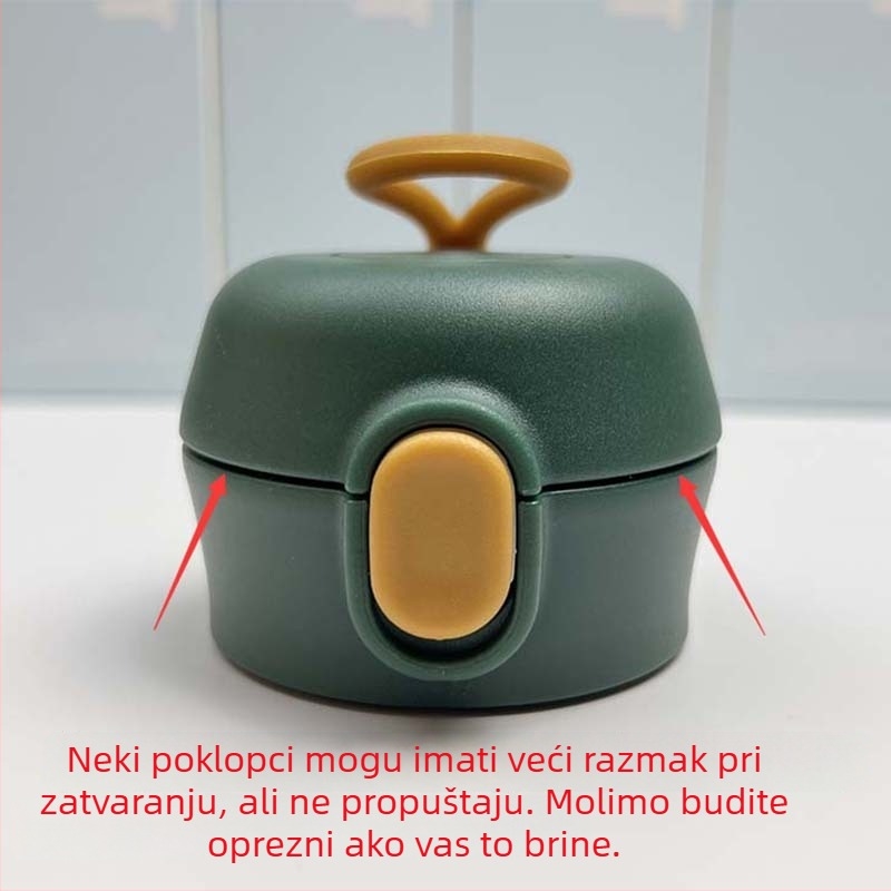 Yueku Medvjed koji skače – izolirana čaša s poklopcem za izravno piće i pop-up poklopcem HS0235-0234