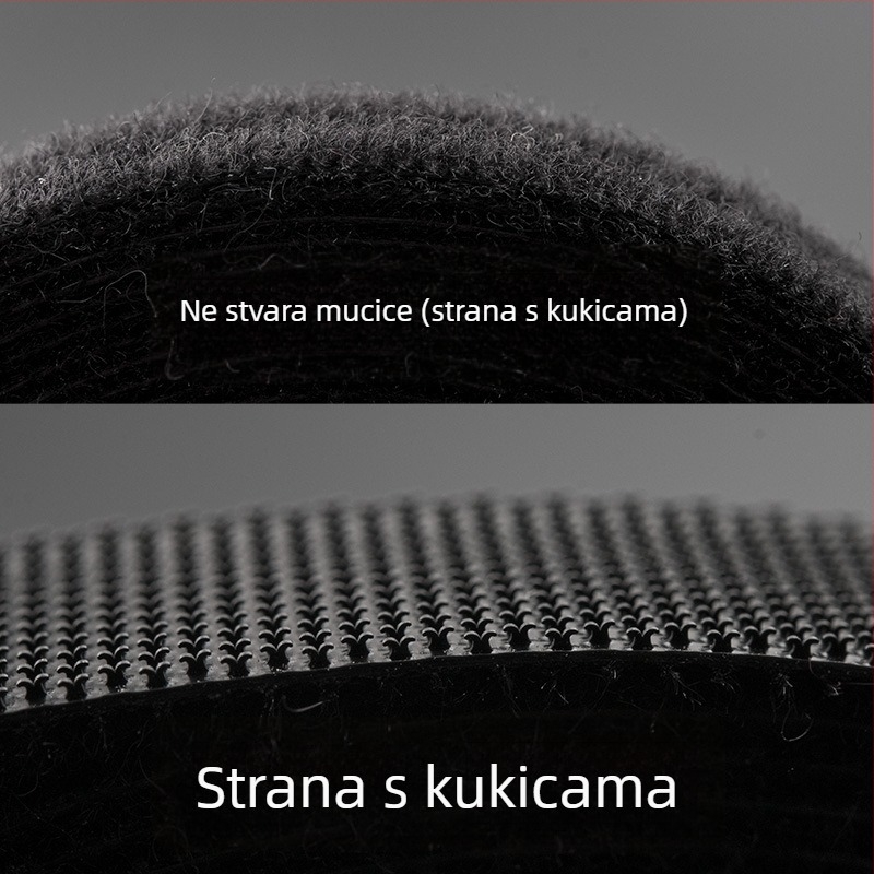 Samodrživa dvostruka Velcro traka za kabelske snopove, optičke i podatkovne kablove