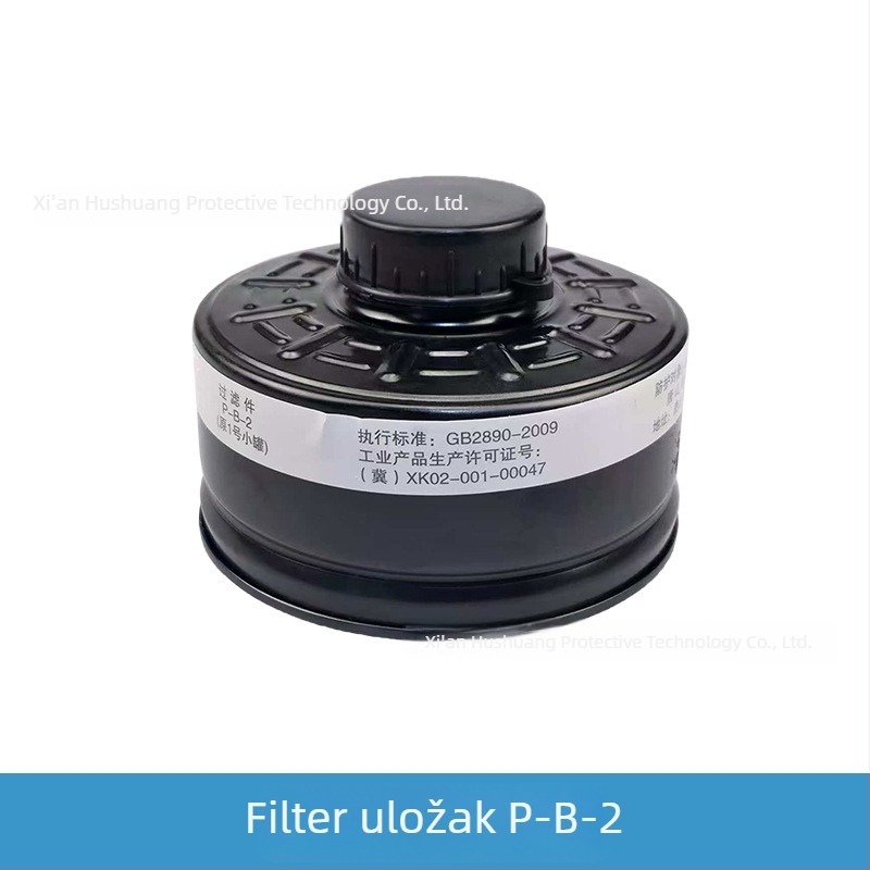 RD40 sučelje kanistera filtra plinova s aktivnim ugljenom za NH3, CO i H2S