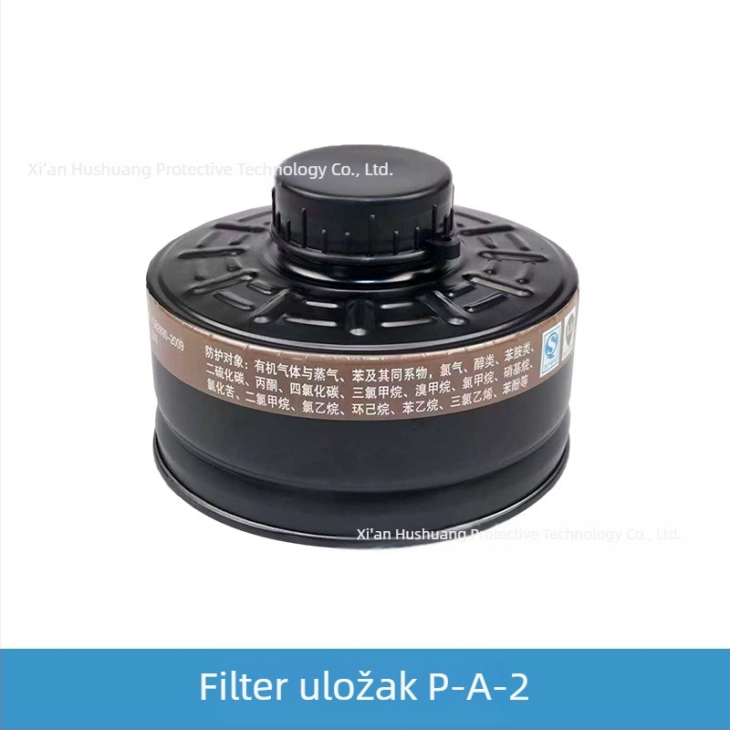 RD40 sučelje kanistera filtra plinova s aktivnim ugljenom za NH3, CO i H2S