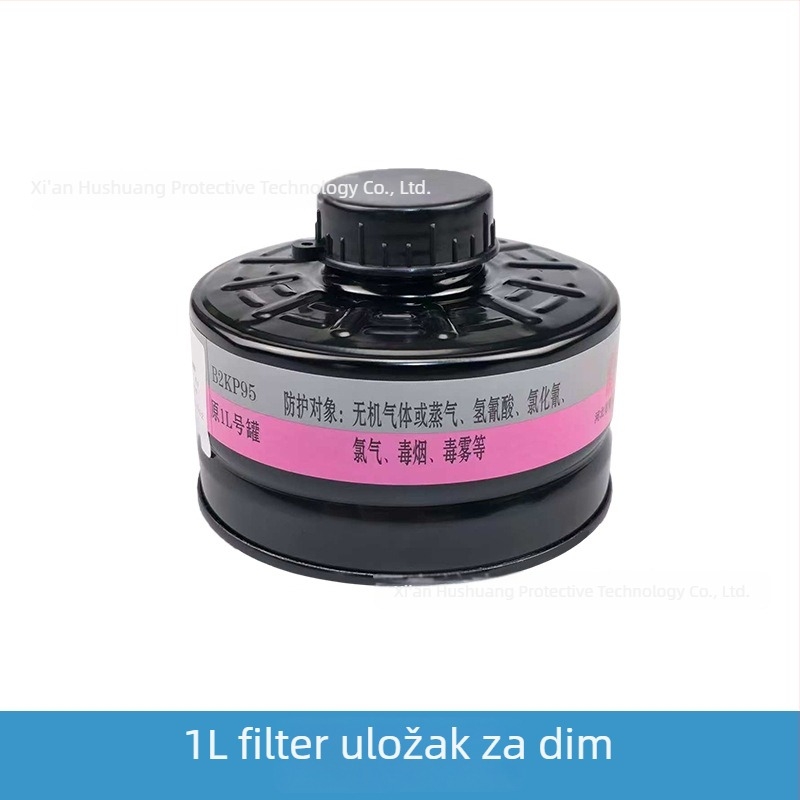 RD40 sučelje kanistera filtra plinova s aktivnim ugljenom za NH3, CO i H2S