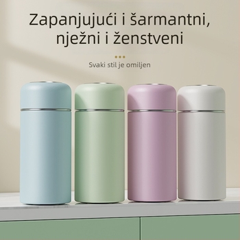 Minimalistički mini termos od 316 nerđajućeg čelika, prenosna mala čaša za vodu, prilagodljiv poklon