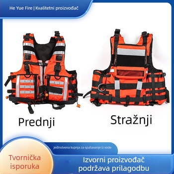 Životni prsluk za spašavanje s visokom plutnošću, namijenjen rafting-u i plovidbi brodom