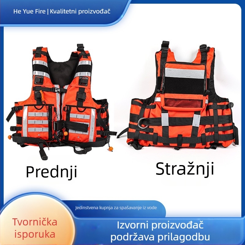 Životni prsluk za spašavanje s visokom plutnošću, namijenjen rafting-u i plovidbi brodom