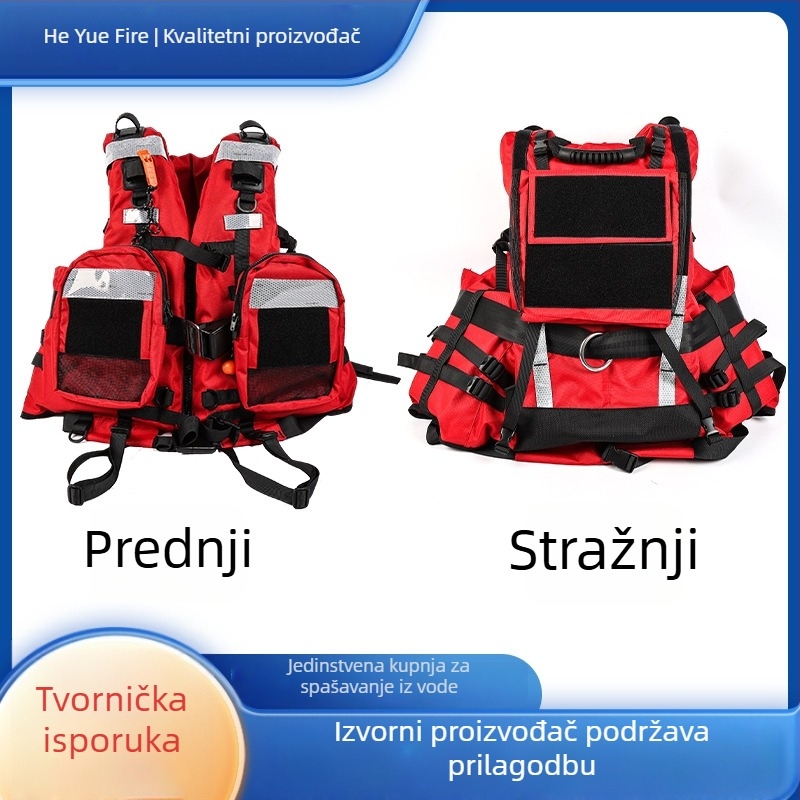 Životni prsluk za spašavanje s visokom plutnošću, namijenjen rafting-u i plovidbi brodom