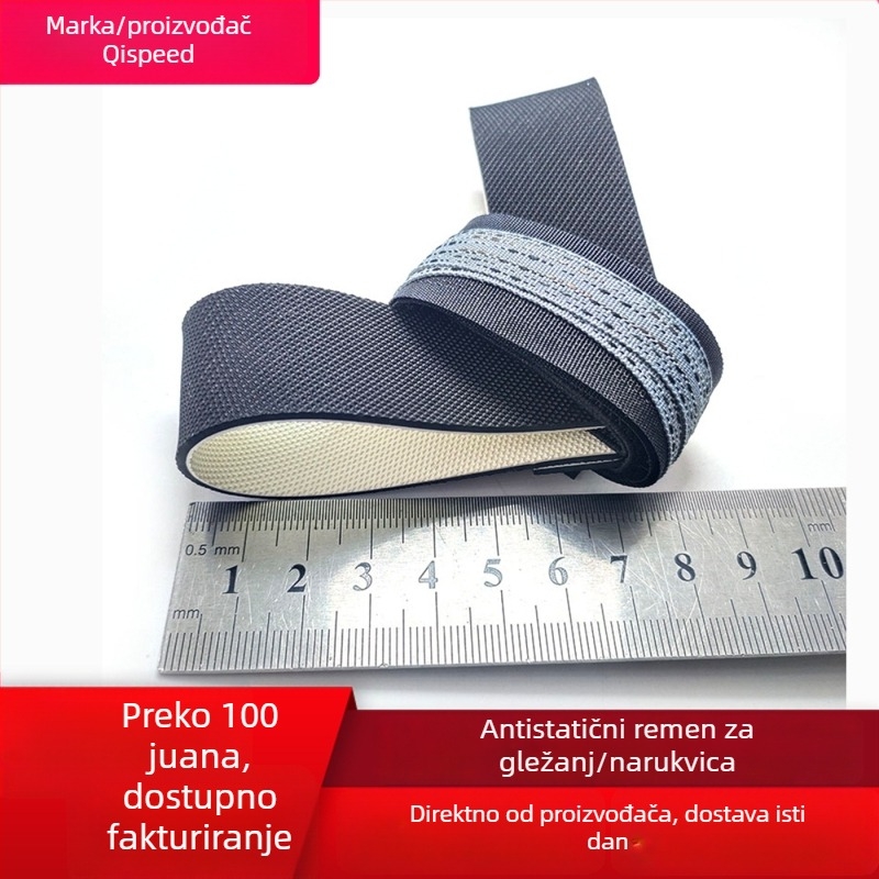 Antistatični kaiš za gležanj, gumeni, za proizvodnju elektronike