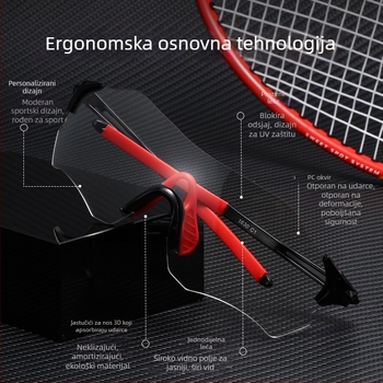 Fotokromatske naočale za biciklizam i trčanje, unisex vanjske naočale otporne na vjetar za planinarenje, zaštita očiju